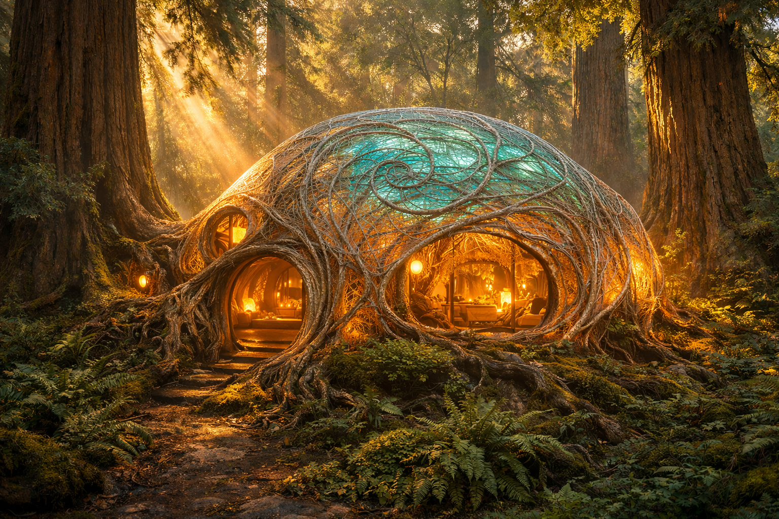 The Green Flame — Living Architecture Rising